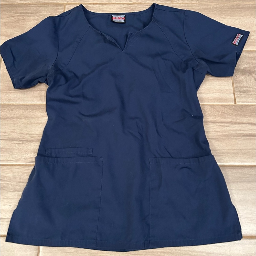 Navy Blue Scrub Set